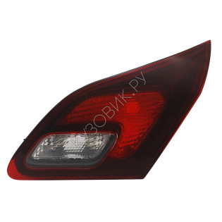 Фонарь правый задний в крышку багажника Opel Astra J (2009-) DEPO