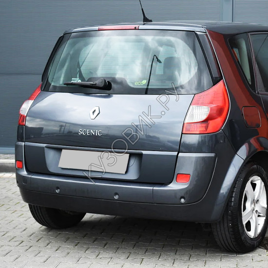 Бампер задний в цвет кузова Renault Scenic 2 (2003-2009)