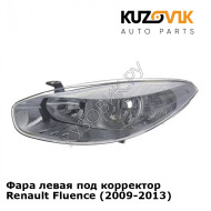 Фара левая под корректор Renault Fluence (2009-2013) KUZOVIK